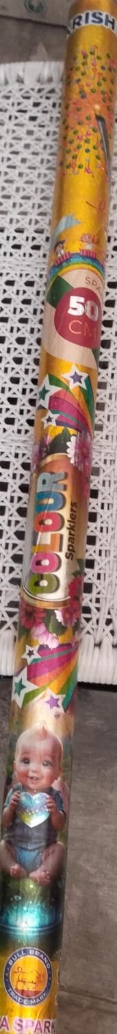 inba Crackers 50 Cm Crackling Sparklers(5pcs)